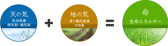 天の気+地の気=命